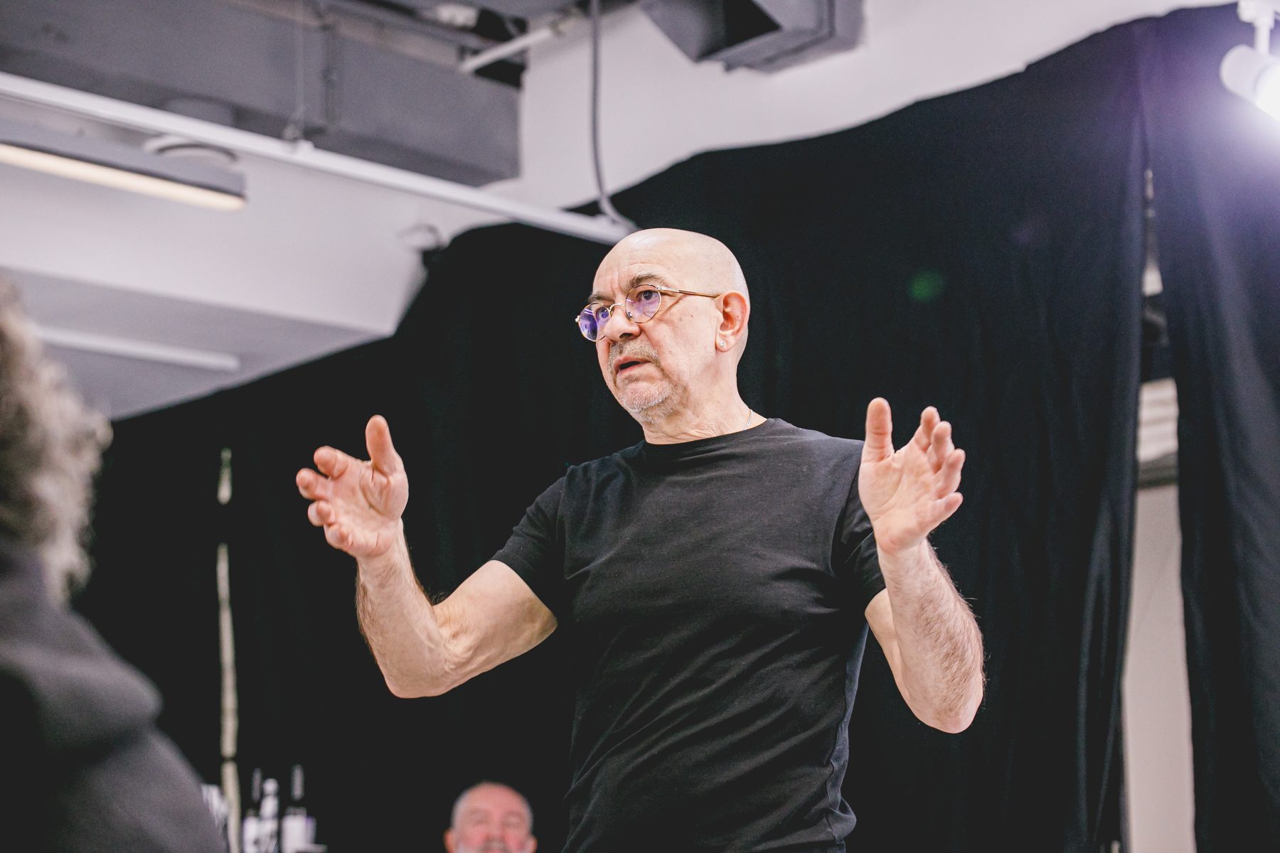 Nikolay Cherednichenko talks to the audience